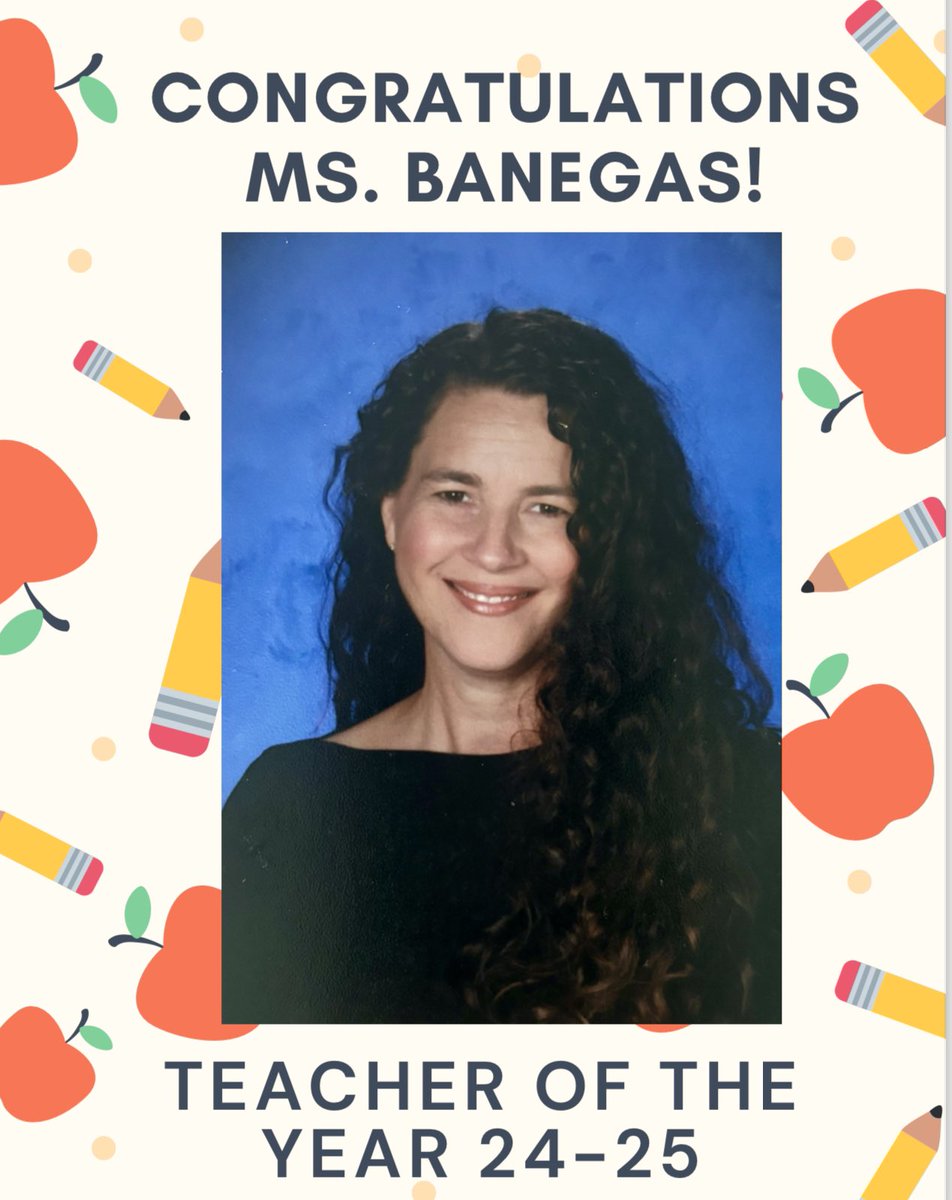 Gateway K-8 (@gateway_k8) on Twitter photo Congratulations to our 2024-2025 Teacher of the Year, Ms. Banegas! π Your hard work and commitment to our students do not go unnoticed! π #Crocsrock #GatewayK8 #MDCPSYourBestChoice <a href="/MDCPSSouth/">South Region Office</a> <a href="/SuptDotres/">Jose L. Dotres, Ed.D.</a> Congratulations to our 2024-2025 Teacher of the Year, Ms. Banegas! π Your hard work and commitment to our students do not go unnoticed! π #Crocsrock #GatewayK8 #MDCPSYourBestChoice <a href="/MDCPSSouth/">South Region Office</a> <a href="/SuptDotres/">Jose L. Dotres, Ed.D.</a>