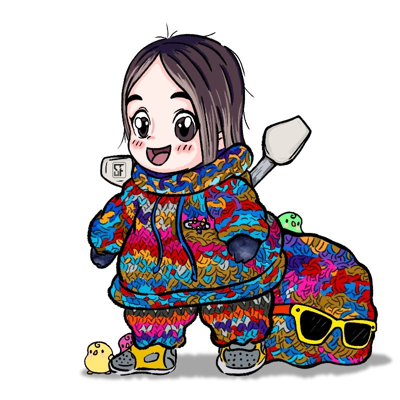 Dibujé una #riversgg #maraña 
Se me hizo muy kawaii su disfraz 
🫰🏻😻