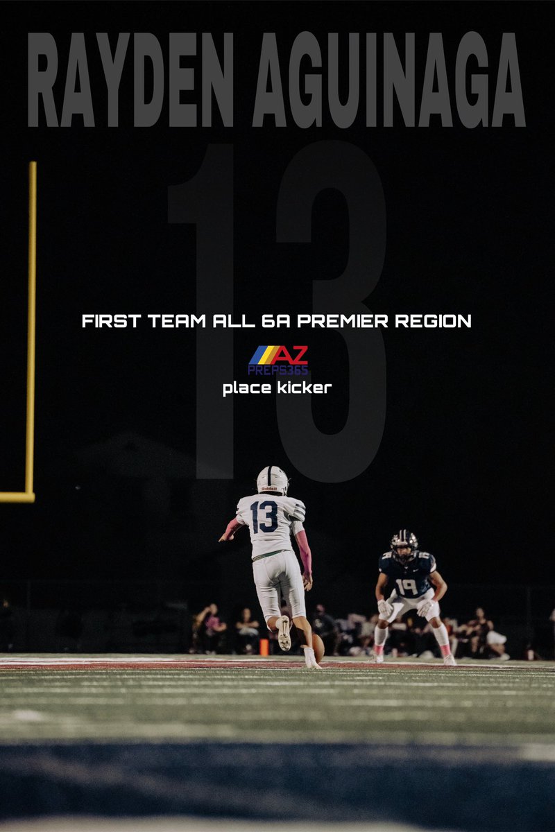 Rayden Aguinaga K/P 2025 (@raydenaguinaga) on Twitter photo Blessed to be named 1’st team place kicker all region in the 6A premier region🙏
<a href="/AZKicking/">AlexZendejasKicking&Training</a> <a href="/CoachzendejasS/">@coachzendejas.sr</a> <a href="/CoachNewcombe/">Bobby Newcombe</a> @coachwhitcchs <a href="/AZPreps365/">AZPreps365</a> <a href="/AzObert/">GARY OBERT</a> <a href="/CasteelFootball/">Casteel Football</a> <a href="/azbgreer/">Brad Greer</a> <a href="/KennyDillingham/">Coach Dillingham</a> <a href="/RagleCharlie/">Charlie Ragle</a> <a href="/Brian_Knorr/">Brian Knorr</a> <a href="/IcemanCoaching/">𝘾𝙤𝙖𝙘𝙝 𝘽𝙧𝙚𝙩𝙩 𝘼𝙧𝙠𝙚𝙡𝙞𝙖𝙣❄️</a> <a href="/romero_ragsdale/">Coach Rags™️</a> <a href="/CoachRobNAU/">Josh Robinson</a> Blessed to be named 1’st team place kicker all region in the 6A premier region🙏
<a href="/AZKicking/">AlexZendejasKicking&Training</a> <a href="/CoachzendejasS/">@coachzendejas.sr</a> <a href="/CoachNewcombe/">Bobby Newcombe</a> @coachwhitcchs <a href="/AZPreps365/">AZPreps365</a> <a href="/AzObert/">GARY OBERT</a> <a href="/CasteelFootball/">Casteel Football</a> <a href="/azbgreer/">Brad Greer</a> <a href="/KennyDillingham/">Coach Dillingham</a> <a href="/RagleCharlie/">Charlie Ragle</a> <a href="/Brian_Knorr/">Brian Knorr</a> <a href="/IcemanCoaching/">𝘾𝙤𝙖𝙘𝙝 𝘽𝙧𝙚𝙩𝙩 𝘼𝙧𝙠𝙚𝙡𝙞𝙖𝙣❄️</a> <a href="/romero_ragsdale/">Coach Rags™️</a> <a href="/CoachRobNAU/">Josh Robinson</a>