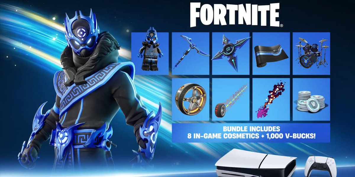 nintenboss's tweet image. Exclusive PlayStation X Fortnite Cobalt Star Bundle Giveaway 🎉

To enter:

• Like + Retweet
• Follow @maxneedsname &amp;amp; myself!

Ends on November 22nd, good luck! 🍀