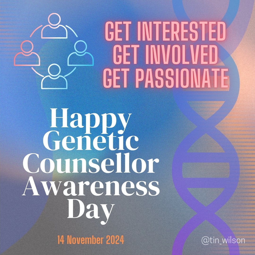 Tahni-Ann Wilson (@tin_wilson) on Twitter photo To my fellow GCs: we celebrate our profession & all the work we do today. We wouldn't have our jobs without our patients, so we celebrate them too. Remember to get interested, involved & passionate. We have a lot more work to do! #GeneticCounselorAwarenessDay #genechat <a href="/RBandH/">Royal Brompton and Harefield</a> To my fellow GCs: we celebrate our profession & all the work we do today. We wouldn't have our jobs without our patients, so we celebrate them too. Remember to get interested, involved & passionate. We have a lot more work to do! #GeneticCounselorAwarenessDay #genechat <a href="/RBandH/">Royal Brompton and Harefield</a>