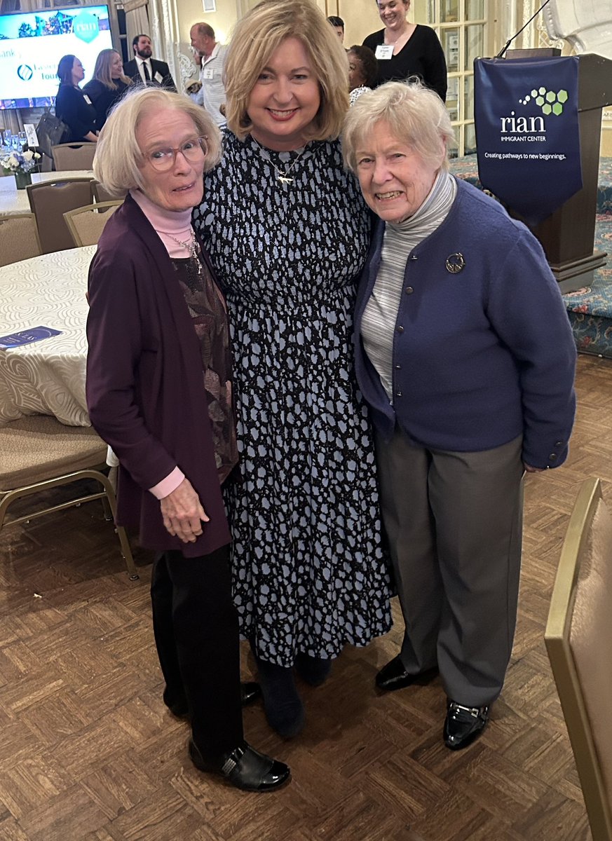 Consul General of Ireland Síghle FitzGerald (@cgbostonireland) on Twitter photo Wonderful to join both Sr. Lena Deevy & Dr. Catherine Shannon at <a href="/rian_center/">Rian Immigrant Center</a>’s Solas Awards Luncheon—honouring Juana B. Matias, Mila Hossain, Hind Nadir Hamid, and Sr. Lena Deevy herself. Wonderful to join both Sr. Lena Deevy & Dr. Catherine Shannon at <a href="/rian_center/">Rian Immigrant Center</a>’s Solas Awards Luncheon—honouring Juana B. Matias, Mila Hossain, Hind Nadir Hamid, and Sr. Lena Deevy herself.