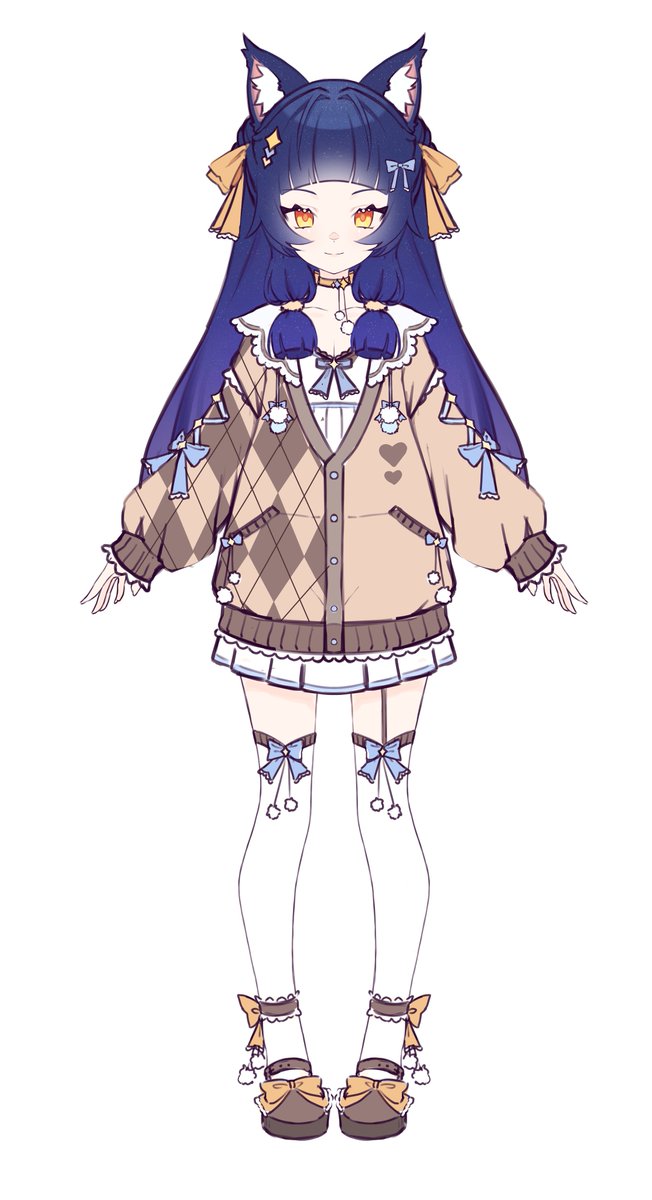 mokimioki's tweet image. Some redesigns for vtubers