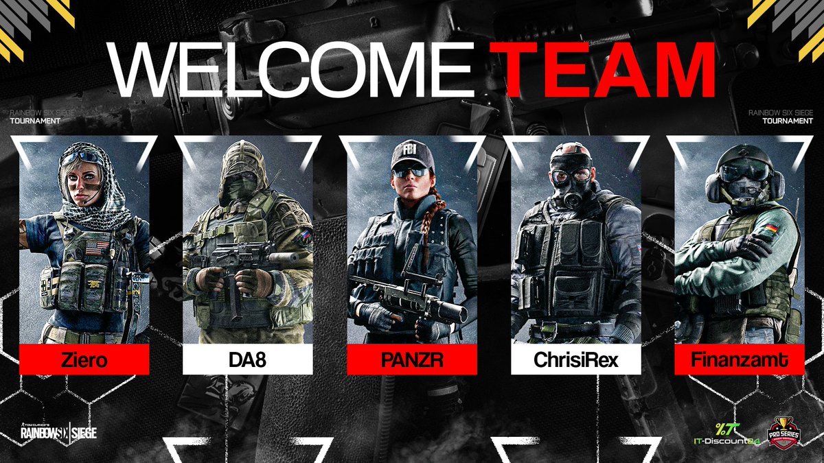 PBX PRO SERIES (@pbx_pro_series) on Twitter photo We can announce our next participant <a href="/Permittaesports/">Permitta eSports</a>
Please welcome:
Manager: <a href="/Ginicool/">Ginicool</a> ๐ฉ๐ช
Player: @ZieroooR6 ๐ฉ๐ช
Player: <a href="/Da8R6/">DA8.R6</a> ๐จ๐ญ
Player: @Finanzamt15 ๐ฉ๐ช
Player <a href="/ChrisiRexBBD/">Christopher Graf</a> ๐ฆ๐น
Player: @PANZR_R6 ๐ฉ๐ช
SUB: <a href="/MafuyuR6/">Phil</a> ๐ฉ๐ช
SUB: #SchnitzelPanzer ๐ฉ๐ช
#FeelTheCompetition๐ฅ We can announce our next participant <a href="/Permittaesports/">Permitta eSports</a>
Please welcome:
Manager: <a href="/Ginicool/">Ginicool</a> ๐ฉ๐ช
Player: @ZieroooR6 ๐ฉ๐ช
Player: <a href="/Da8R6/">DA8.R6</a> ๐จ๐ญ
Player: @Finanzamt15 ๐ฉ๐ช
Player <a href="/ChrisiRexBBD/">Christopher Graf</a> ๐ฆ๐น
Player: @PANZR_R6 ๐ฉ๐ช
SUB: <a href="/MafuyuR6/">Phil</a> ๐ฉ๐ช
SUB: #SchnitzelPanzer ๐ฉ๐ช
#FeelTheCompetition๐ฅ