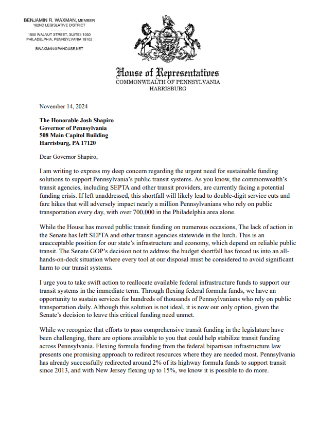 Rep. Ben Waxman tweet media