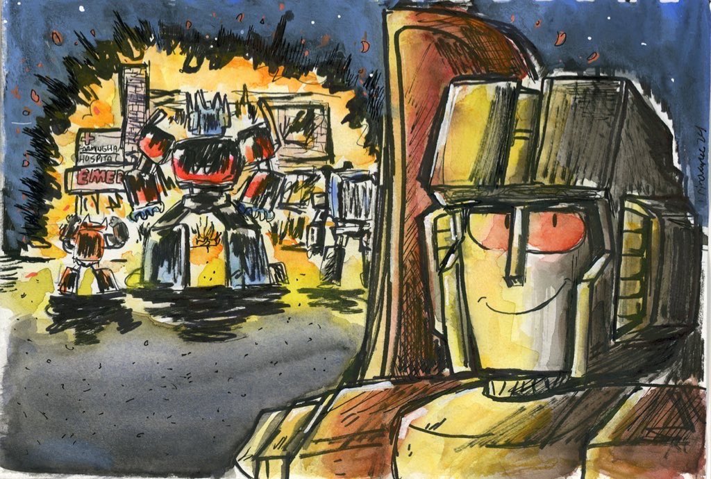 rinovarka's tweet photo. Another jokey starscream energon universe thing to add to the rino art pile😔 at least I did a different style Than That One https://t.co/0pyCx7bqxE