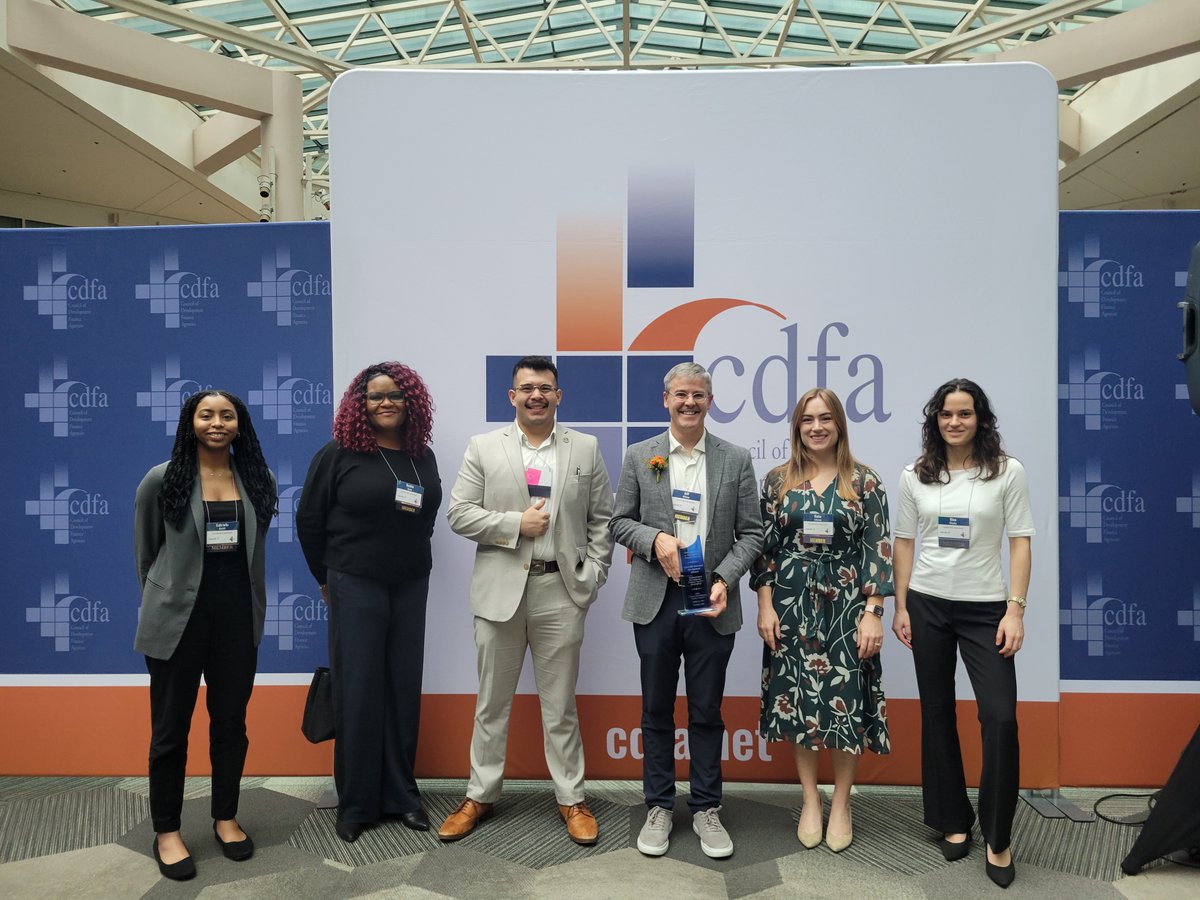 Thank you to the Council of Development Finance Agencies for recognizing LEDA's work with the Distinguished Development Finance Agency – Emerging Award!