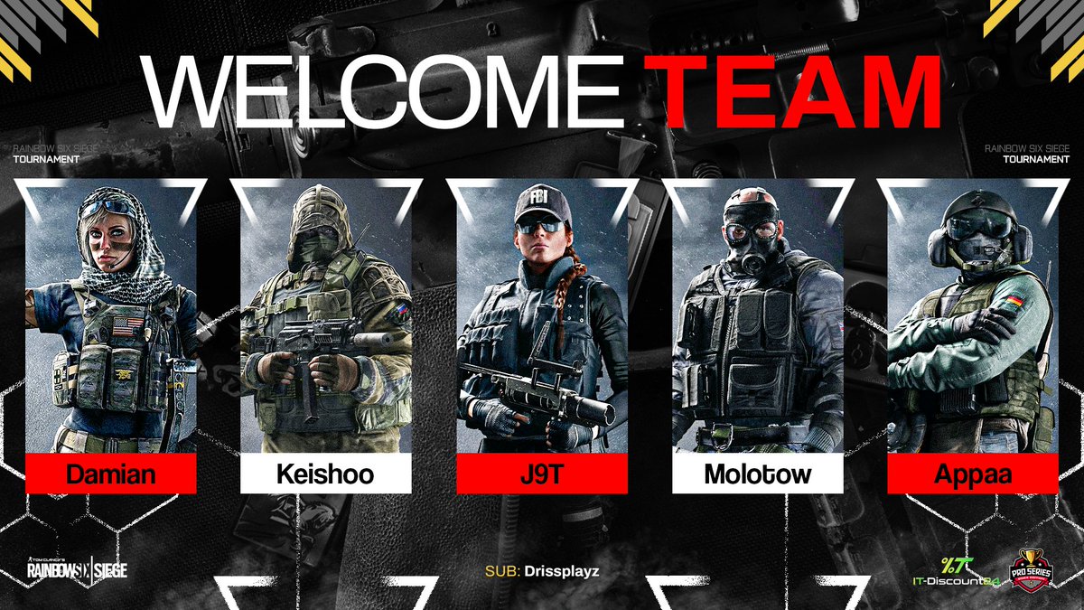 PBX PRO SERIES (@pbx_pro_series) on Twitter photo We can announce our next participant <a href="/Nexus77Esports/">Nexus77 Esports</a>
Please welcome:
Manager: <a href="/M4LUr6/">M4LU</a>
Coach: #Eake
Player: <a href="/damian_linden/">Damian van der Linden</a> 🇳🇱
Player: <a href="/xKeisho/">Keisho | Arda K</a> 🇳🇱
Player: <a href="/IQAppaa/">Appaa</a> 🇧🇪
Player: <a href="/MolotowR6/">Molotow</a> 🇩🇪
Player: <a href="/J9T_r6/">J9T</a> 🇩🇪
SUB: <a href="/drissplayz1/">drissplayz</a> 🇧🇪
#FeelTheCompetition🔥 We can announce our next participant <a href="/Nexus77Esports/">Nexus77 Esports</a>
Please welcome:
Manager: <a href="/M4LUr6/">M4LU</a>
Coach: #Eake
Player: <a href="/damian_linden/">Damian van der Linden</a> 🇳🇱
Player: <a href="/xKeisho/">Keisho | Arda K</a> 🇳🇱
Player: <a href="/IQAppaa/">Appaa</a> 🇧🇪
Player: <a href="/MolotowR6/">Molotow</a> 🇩🇪
Player: <a href="/J9T_r6/">J9T</a> 🇩🇪
SUB: <a href="/drissplayz1/">drissplayz</a> 🇧🇪
#FeelTheCompetition🔥