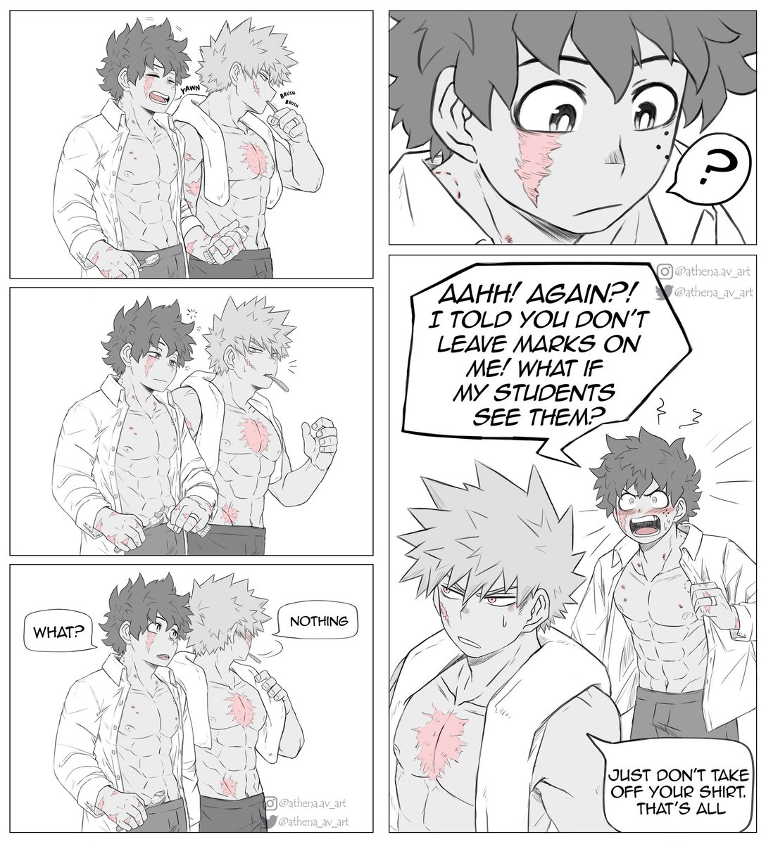 The next morning, Deku sensei...
💚🥱🪥👀🧡
#Deku #BKDK #ktdk #dkbk #katsuki #izuku #kacchan #Bakugo