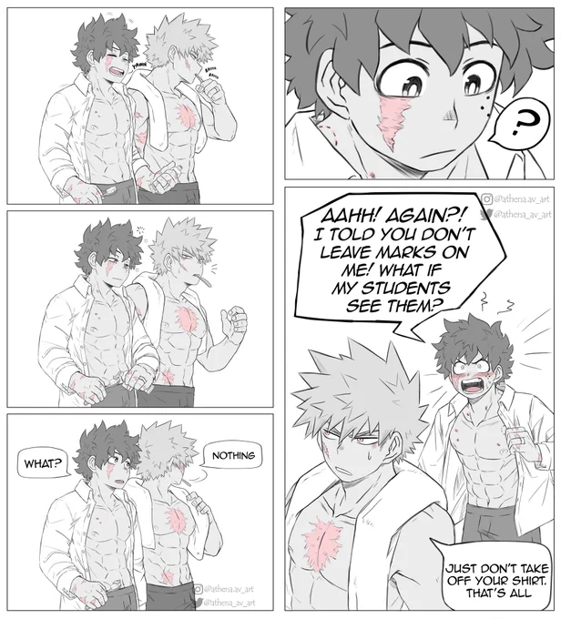 The next morning, Deku sensei...
💚🥱🪥👀🧡
#Deku #BKDK #ktdk #dkbk #katsuki #izuku #kacchan #Bakugo 