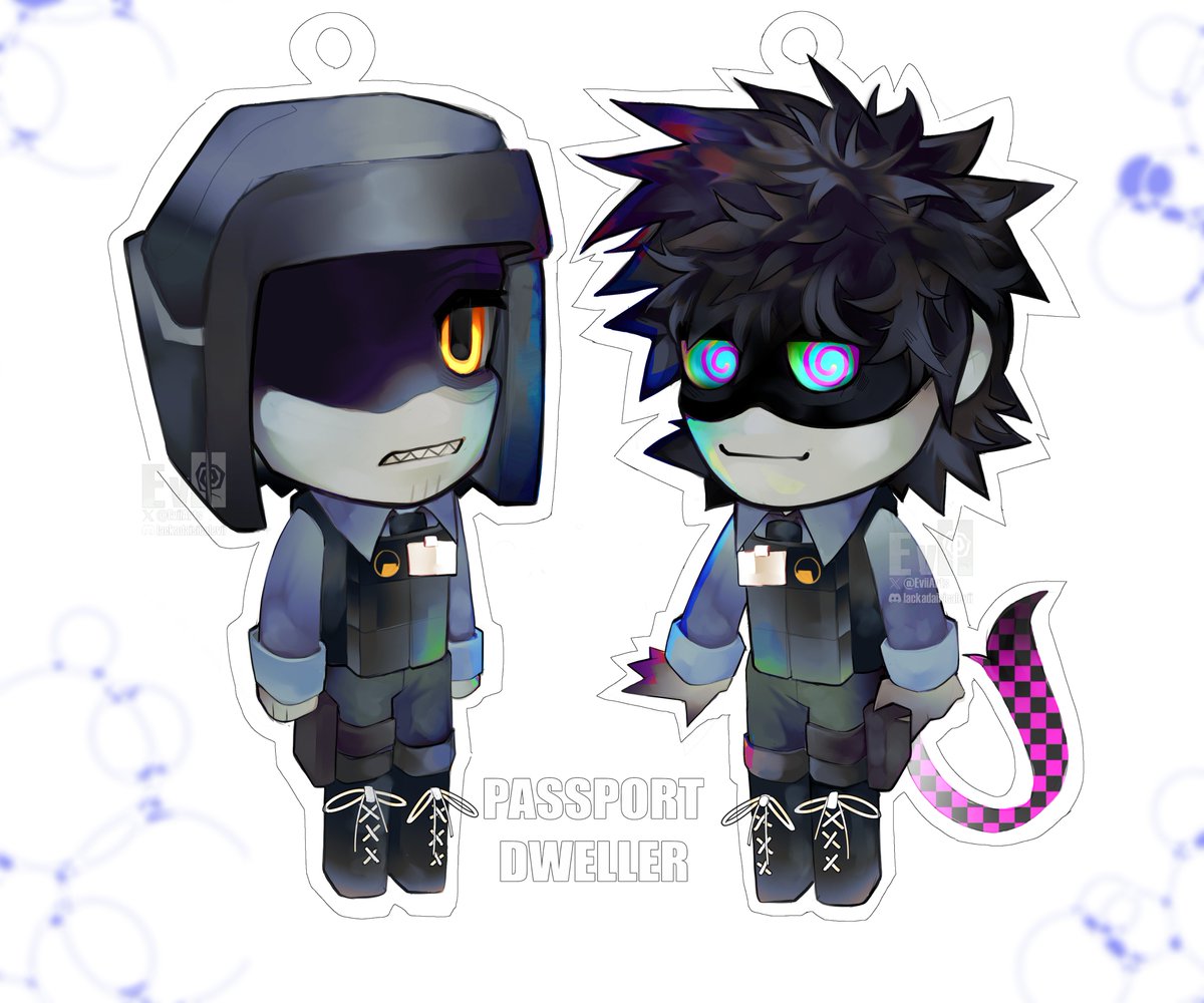 EviiArts's tweet photo. Brought a bit of a "test painting" before drawing main commissions I have ongoing, hh.. 

Those silly little goobers, enjoy! It's nothing serious, just em.

#HLVRAI #chibiart https://t.co/xoPimN9dCD