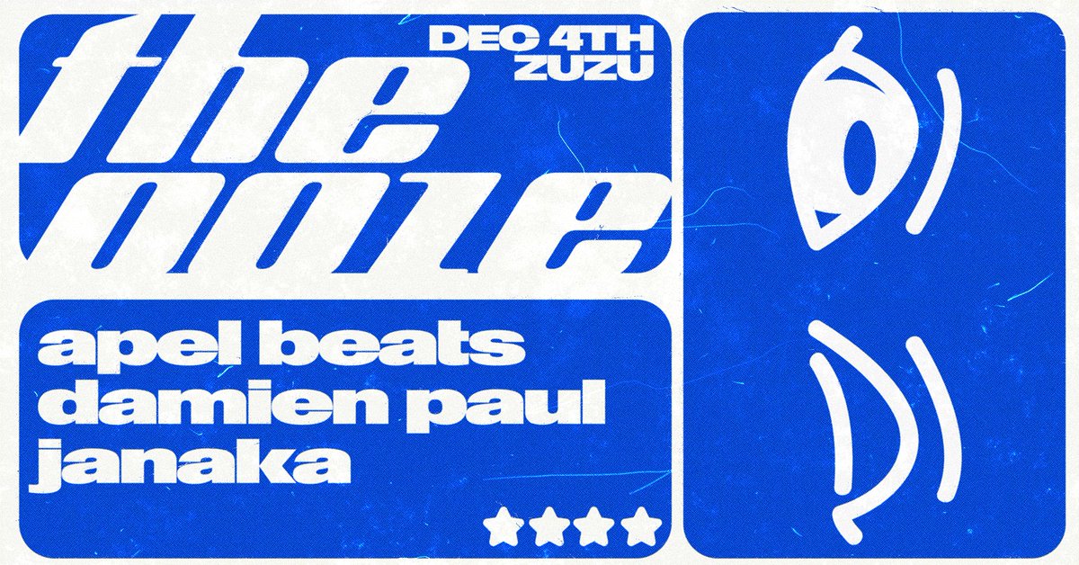 The OOZE feat. DJ Damien Paul, Apel Beats &amp; Janaka
RSVP: facebook.com/events/9039766…