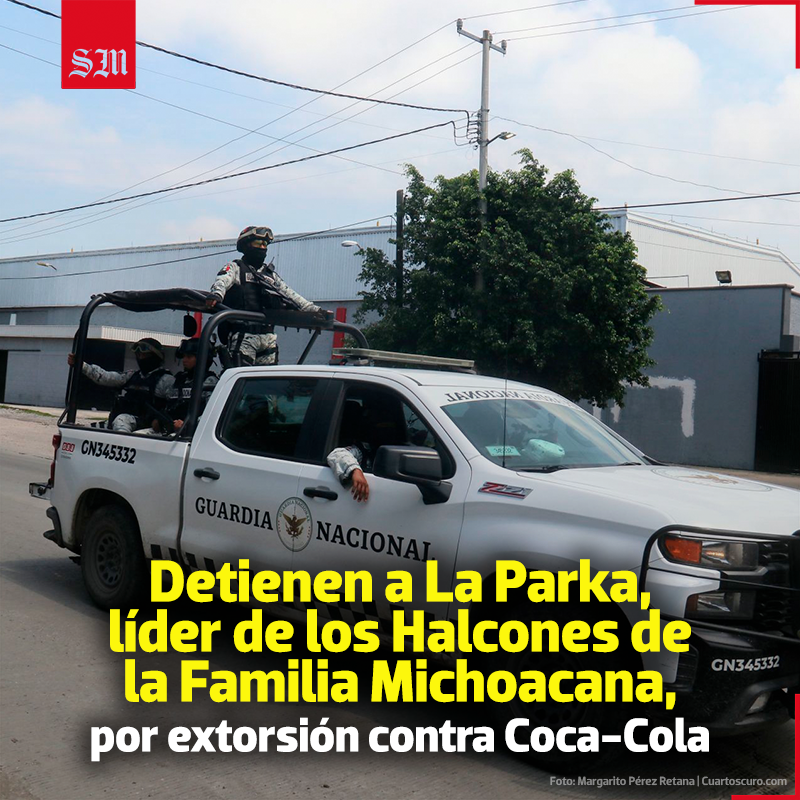 elsolde_mexico's tweet image. 🔴 La #Parka tenía una orden de aprehensión por los delitos de extorsión y privación de la libertad, cometidos contra empresas como Coca-Cola #FEMSA

solde.mx/4erqCTH

📸 Margarito Pérez Retana | Cuartoscuro.com