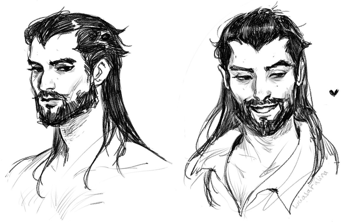 LuciaSatalina's tweet photo. Doodles before bed #DragonAgeVeilguard #LucanisDellamorte https://t.co/CHSoRNOxCv