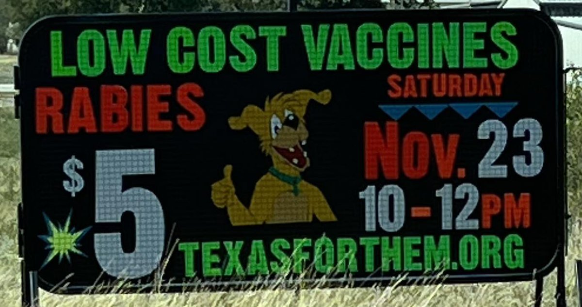 The <a href="/TCforAP/">TCAP</a> will be here Saturday, Nov. 23 from 10 a.m. to noon for low-cost vaccinations. No appointment is needed. All dogs must be on tight leashes for the safety of the pet &amp; other clients. Cats must be in a hard-sided pet carrier. See details at: texasforthem.org.