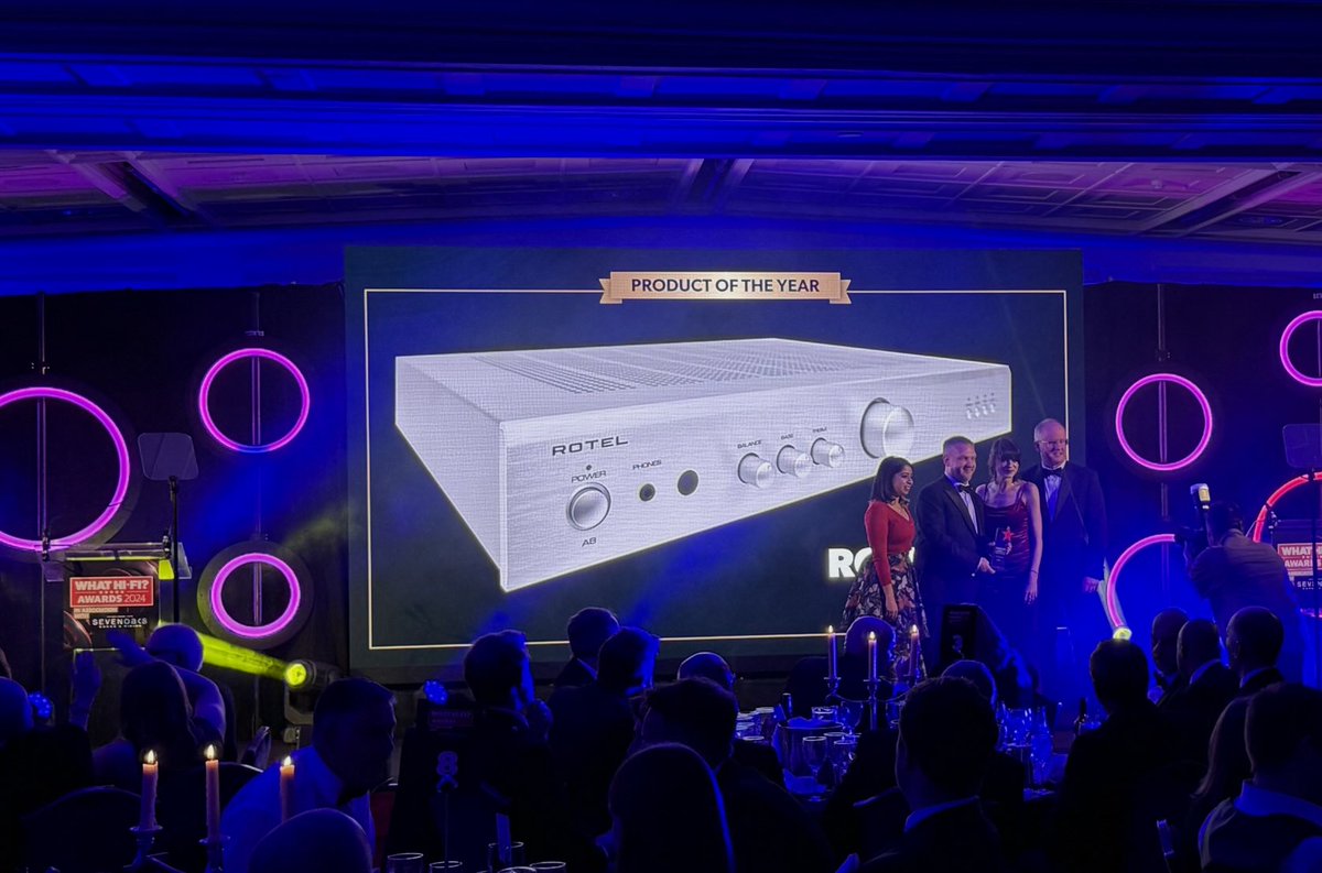Fantastic win for Rotel with amplifier of the year