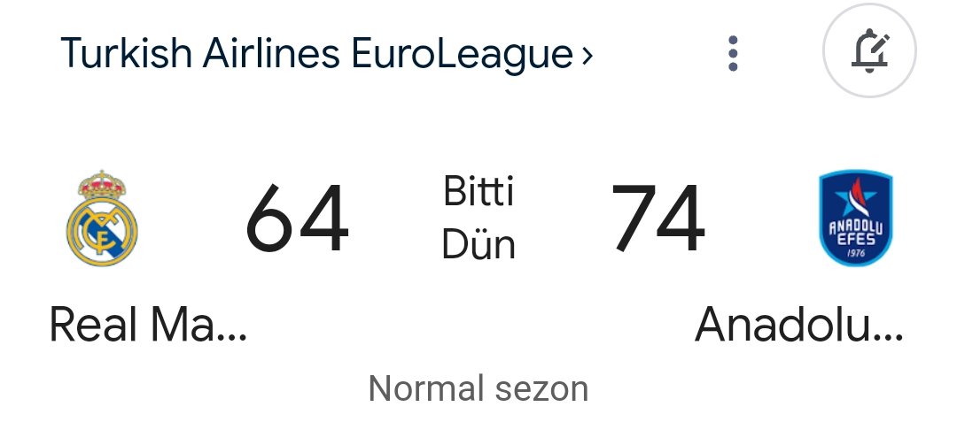 Tebrikler Anadolu Efes Euroleague'in çift maç haftasında İspanya nın iki güçlü takımını bir gün ara ile deplasmanda mağlup etmek büyük iş ..👏👏👏