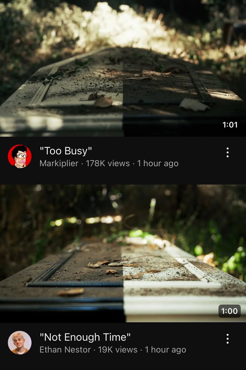 haven’t watched these yet but I was afraid this would be the direction these videos take after last year. oh no.