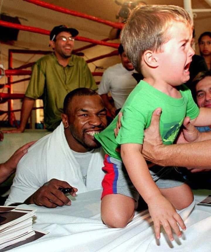 Jake Paul vs. Mike Tyson, 2024, color.