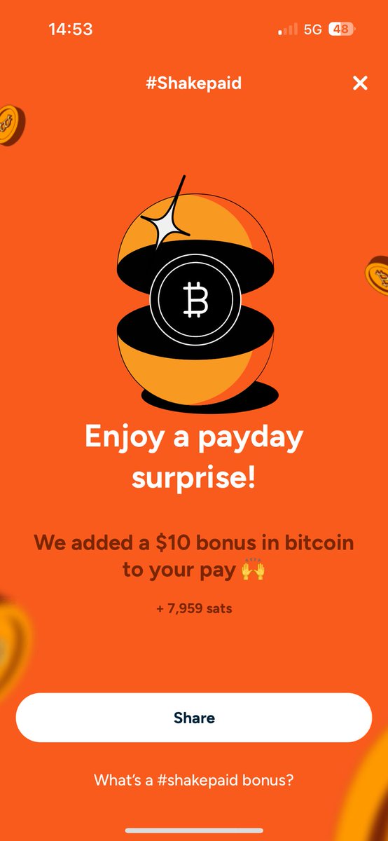 Thanks <a href="/Shakepay/">Shakepay — Buy Bitcoin 🇨🇦</a> 😘 #shakepaid