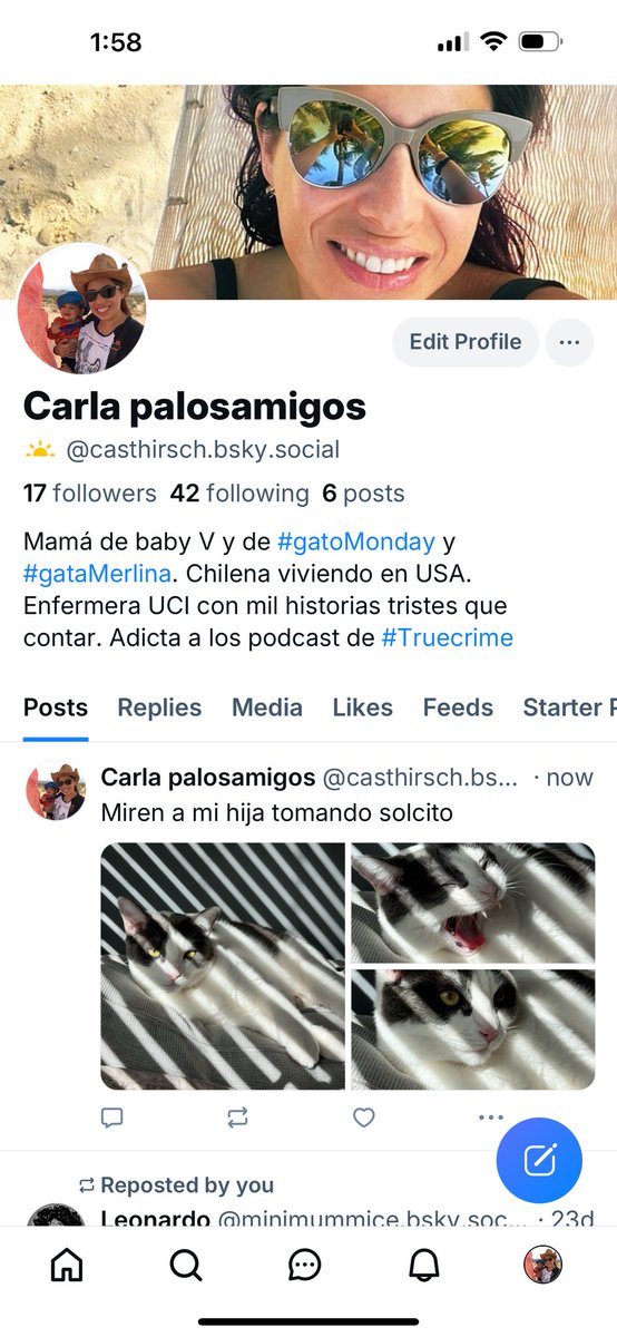 Carla tweet media