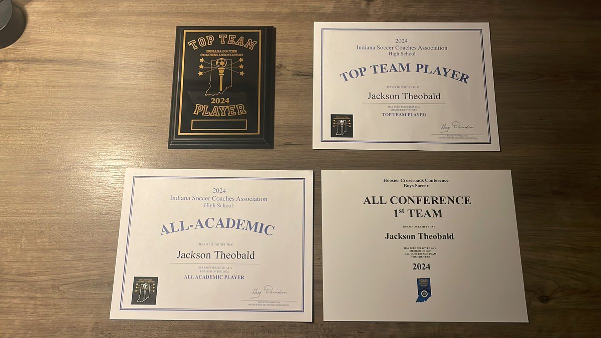 JacksonT2025's tweet photo. I’m very proud to be nominated for these awards by teammates and coaches. It is an honor to be able to recognize my school as an all-conference player and as national finalist for the senior excellence award. https://t.co/uzW9eZrP6a