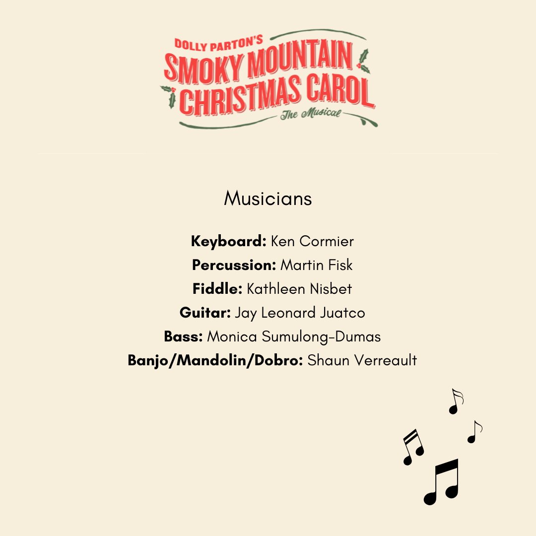 theArtsClub's tweet photo. Tonight is the first performance of DOLLY PARTON'S SMOKY MOUNTAIN CHRISTMAS CAROL! Meet the wonderful team bringing this musical to life! 🎄🕯️

🎟️: https://t.co/ZnKB5gSYqw https://t.co/RY0YHDB8nC