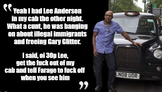 GBNews23653867's tweet image. 🚨The truth behind @LeeAndersonMP_&apos;s taxi ride.