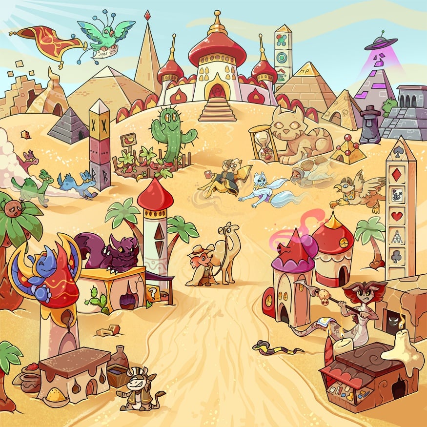 MarapetsTeam's tweet photo. The Sandstorm has cleared and revealed a new Kamilah Desert!

What do you think of the new map?

https://t.co/wrkw5XUstd https://t.co/ziUqzUoYmi