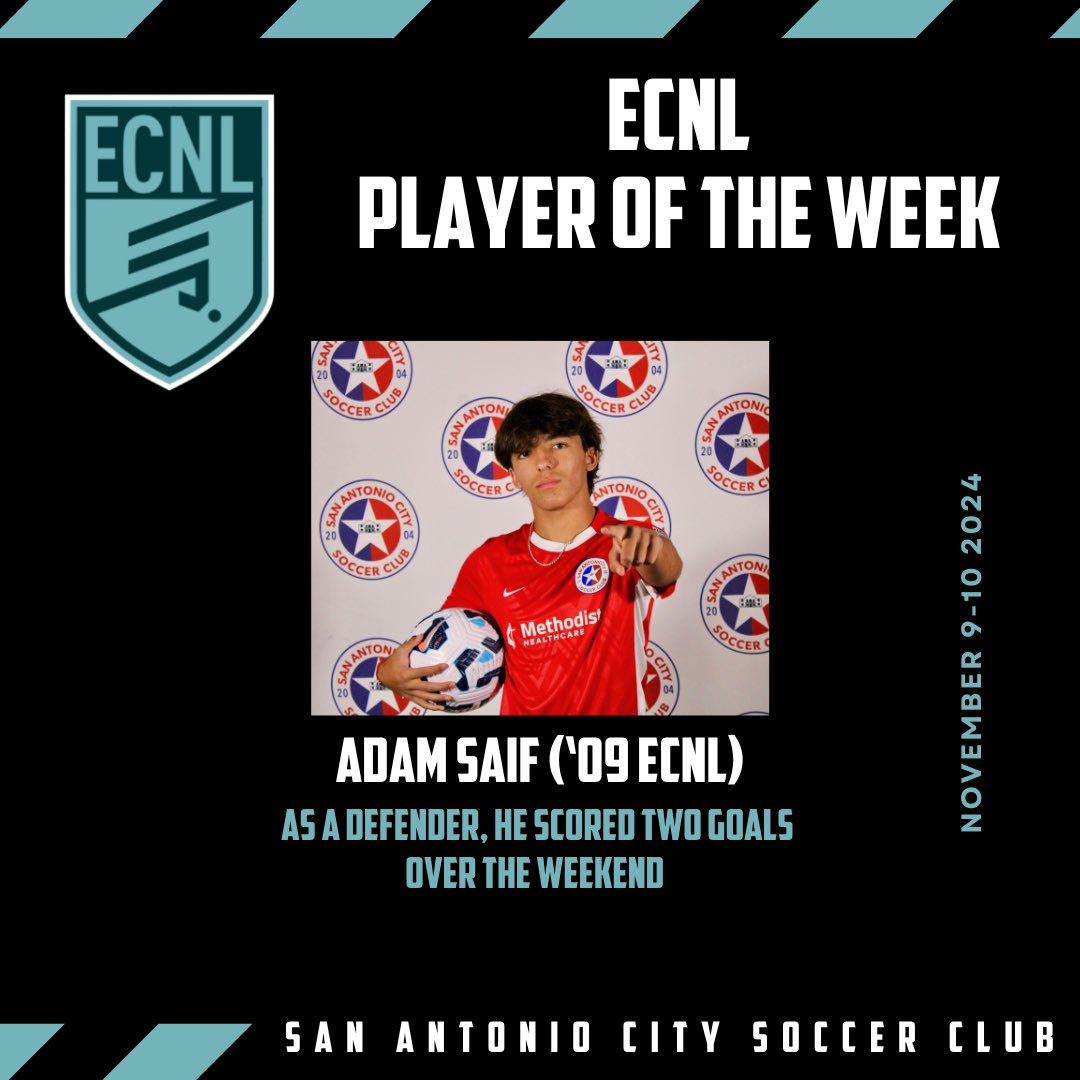 📢 #TOTW 🤘 Check out the ECNL Team of the Week for November 9-10!

#Protect210 <a href="/ECNLboys/">ECNL Boys</a>