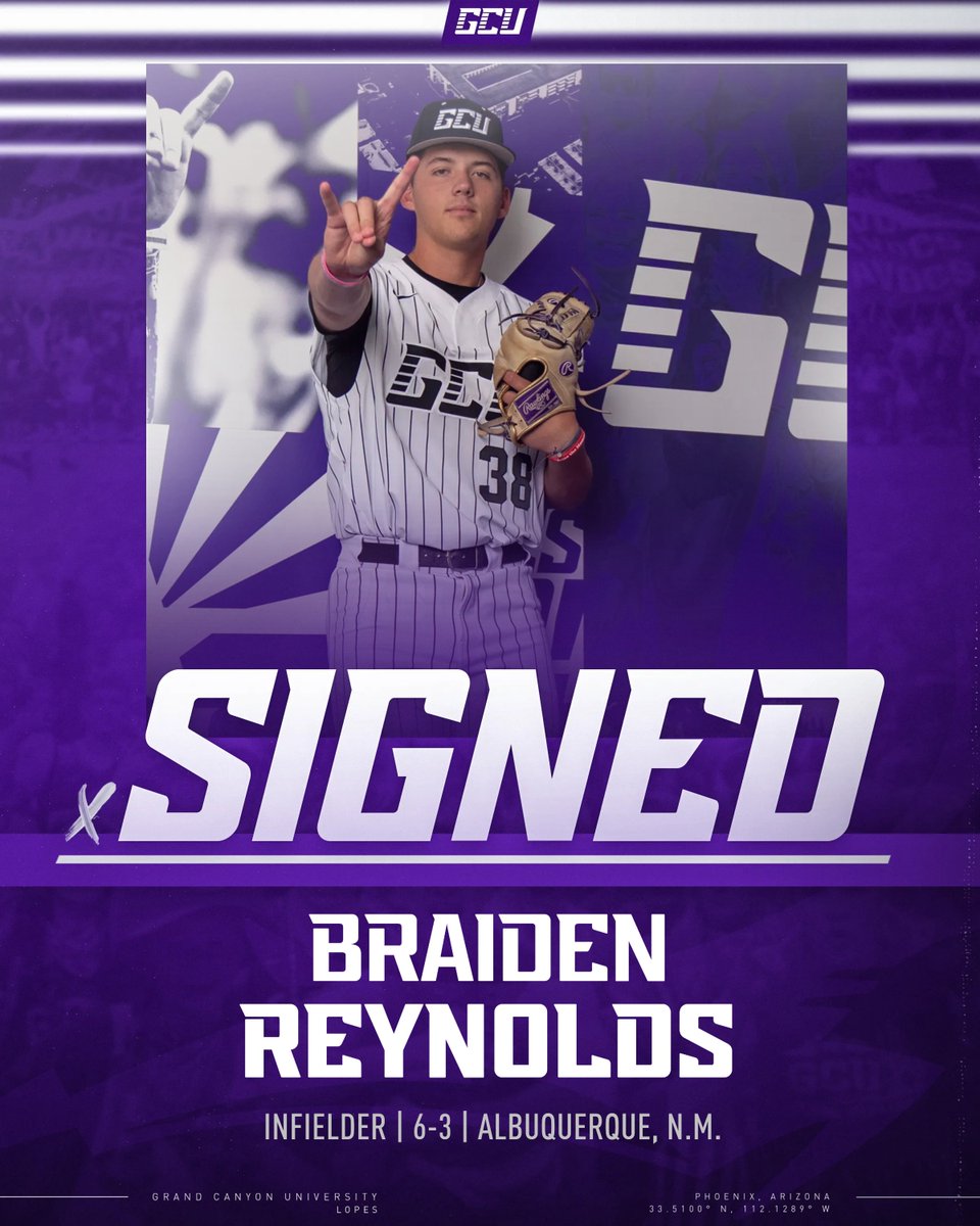 New Mexico's Gatorade Player of the Year is headed to GCU. Welcome, <a href="/BraidenReynold8/">Braiden Reynolds</a>!