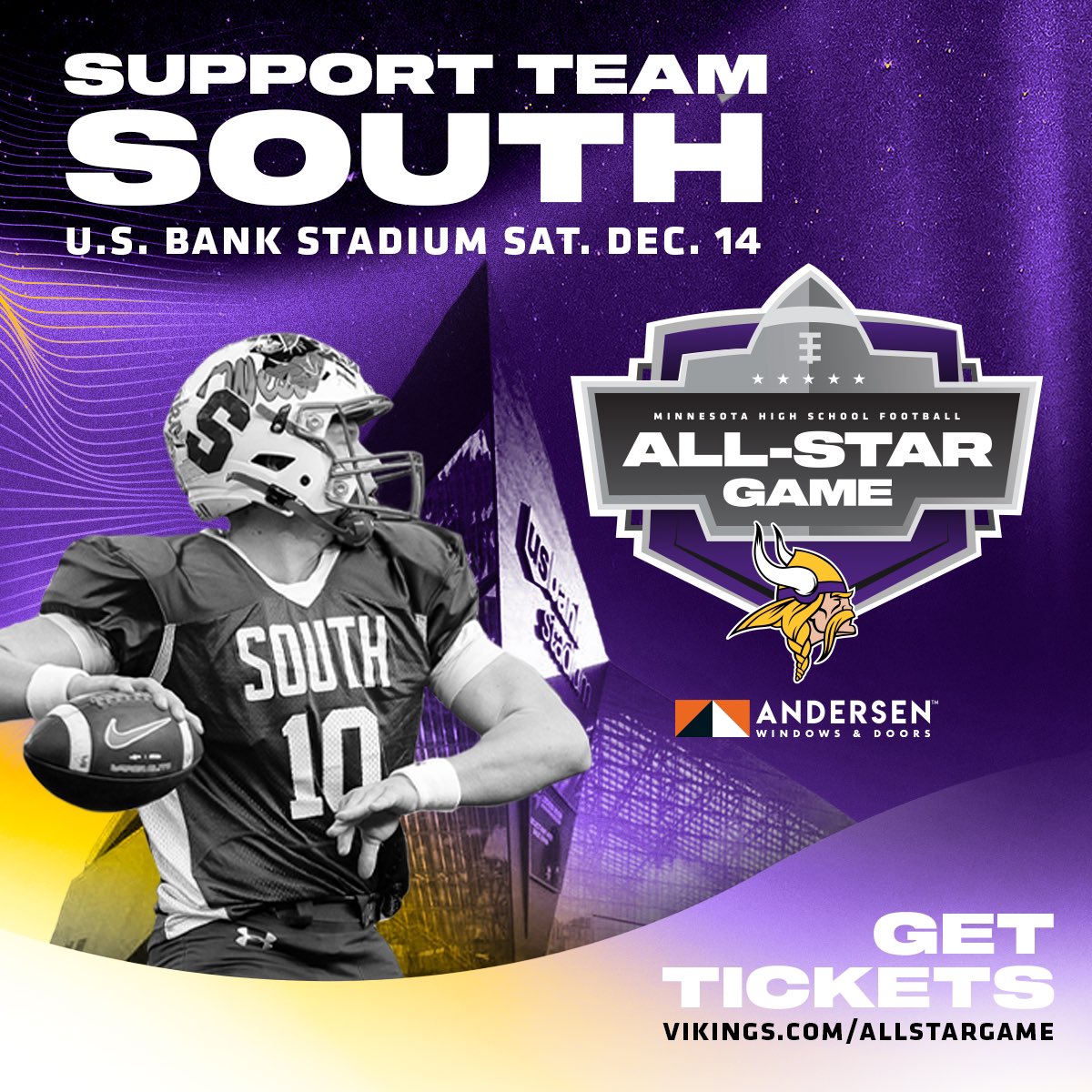 <a href="/frank_mcaninch/">Frank McAninch</a> representing the scarlets in the Minnesota Vikings high school all star game on December 14th.  I also see a former scarlet <a href="/BartMcaninch/">Bart McAninch</a> .