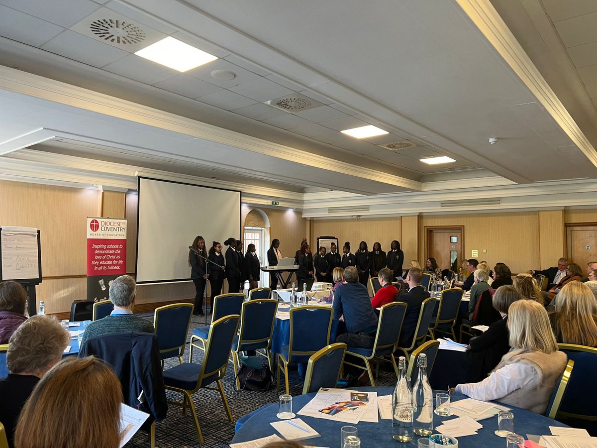 BlueCoatCofE's tweet image. Our gospel choir sang and led the sung worship at the @Cov_DBE Head Teachers and Parish Partners Conference today. We are inspired by their passion, skill and ability to lead us so beautifully! @CofE_Cov