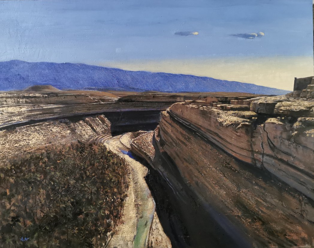 brahimachir's tweet photo. Les balcons de ghoufi (ageria)
2024 oil on convas cm 94x73(achir) #artecontemporanea #achirpittura#realismovisionario https://t.co/KIPxWRo0RH