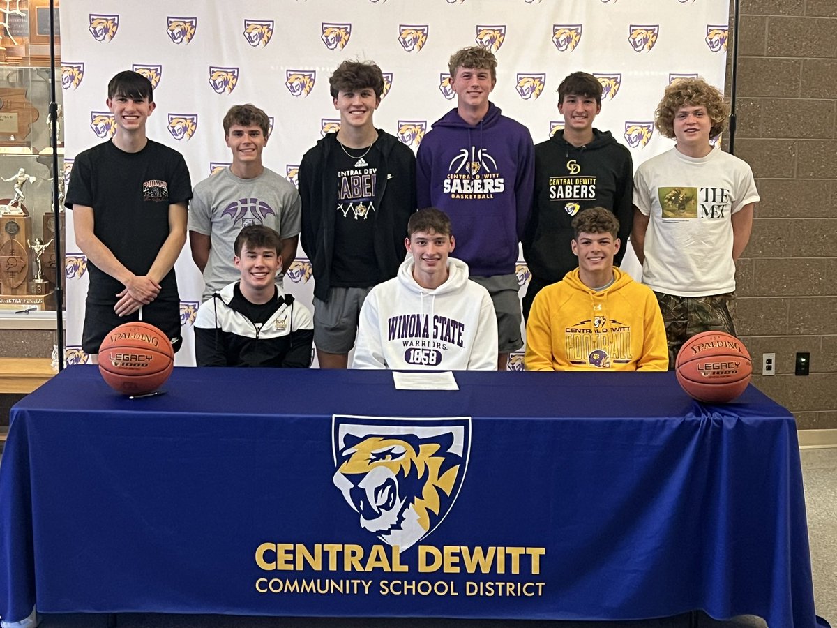 Congratulations to Ryan Watters for signing his letter of intent today!  Good luck next year playing basketball at Winona State!