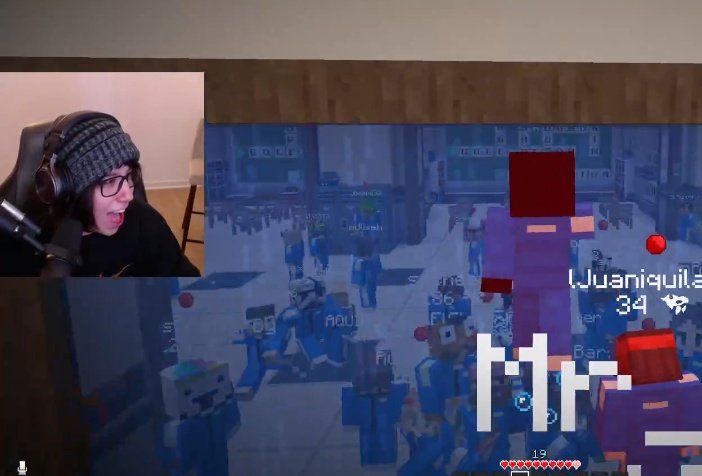 aleequack's tweet image. Por primera vez en los squid craft games Quackity muere solo y no al lado de Rubius 💔