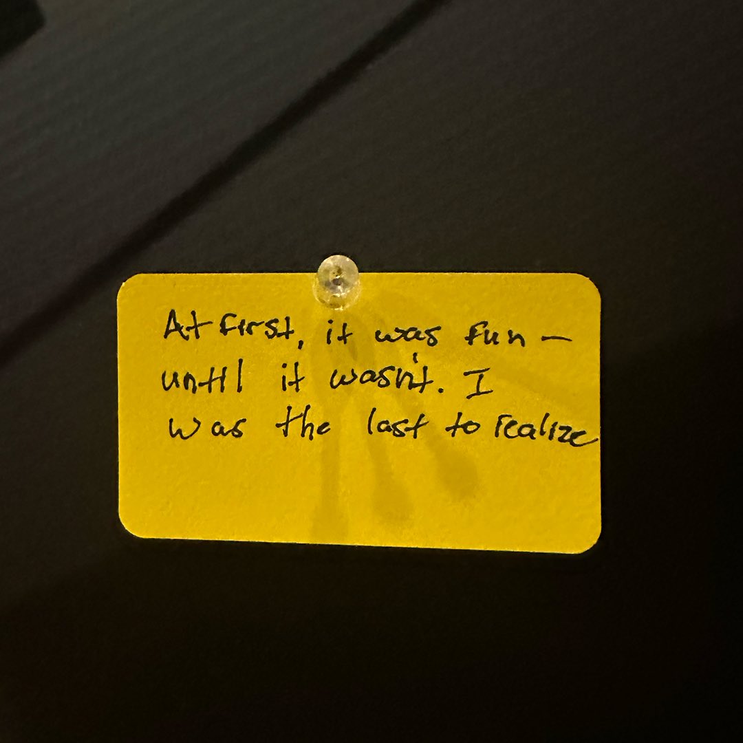 AnotherShotPlay's tweet image. At #AnotherShot, people are encouraged to share their “How It Was,” or the moment they decided to stop drinking, on this cork board in front of our theatre.

#AnotherShotPlay #offbroadway #nyctheatre #newplay #comedy #soberliving #recovery #rehab #sober #thisnakedmind 

(1/2)
