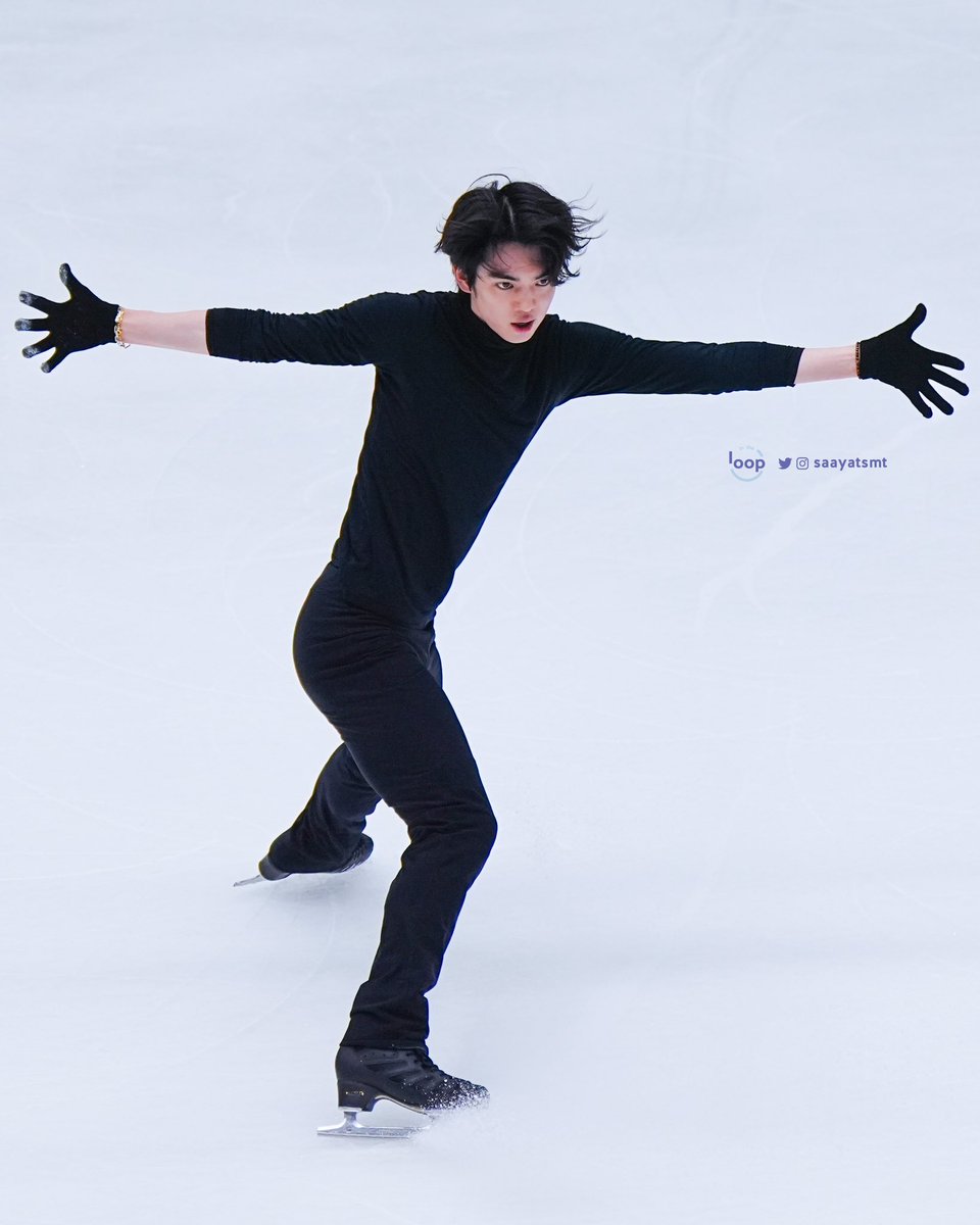#JunHwanCha runthrough his free program and opens the program with a nice 4S at #FinlandiaTrophy practice 👏👏👏