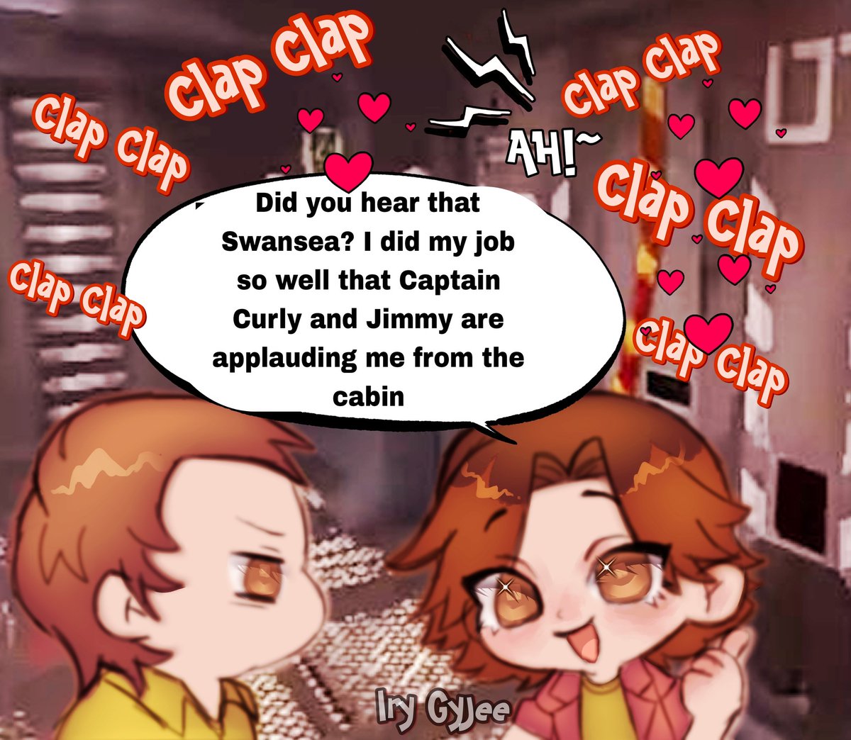 They weren't applauding....
#mouthwashing #JimCurly
#Daisuke