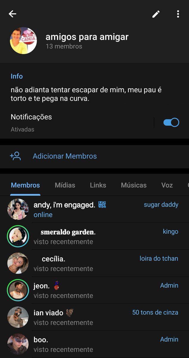 Alguém gostaria de fazer parte de um ot6 que necessita de novos amigos? somos legais, juro!!!!

deixem o tg de vocês aqui nos comentários que eu adiciono! ☝🏻
(ignorem a bio foi eu q botei não)