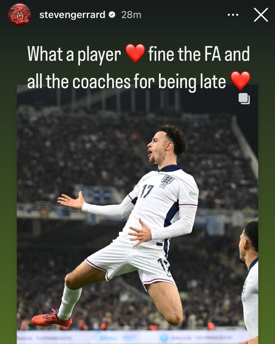 AnfieldRd96's tweet image. Steven Gerrard on Instagram 😅