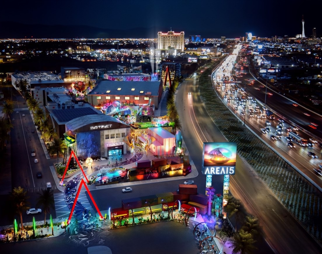 LasVegasLocally's tweet image. The new 35.5 acre 'Vegas Immersive District' near AREA15 is expected to attract 3.5 million annual visitors and generate nearly $800 million in on-site spending each year, according to the City of Las Vegas.