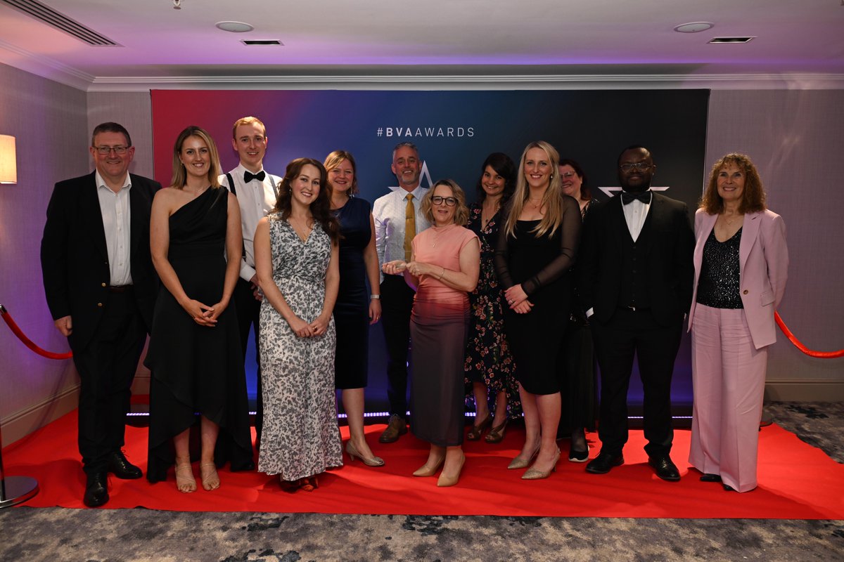 BritishVets (@britishvets) on Twitter photo Tonight, we unveiled the well-deserved winners of our 2nd annual #BVAWellbeingAwards:
🏆 Small/Medium Practice winner: Axe Valley Large Animal Vets
🏆 Large Practice winner: Old Golfhouse Veterinary Group
🏆 Non-Clinical Workplace winner: @UCLanVets
<a href="/MSDAnimalHealth/">MSD Animal Health</a> #BVAAwards Tonight, we unveiled the well-deserved winners of our 2nd annual #BVAWellbeingAwards:
🏆 Small/Medium Practice winner: Axe Valley Large Animal Vets
🏆 Large Practice winner: Old Golfhouse Veterinary Group
🏆 Non-Clinical Workplace winner: @UCLanVets
<a href="/MSDAnimalHealth/">MSD Animal Health</a> #BVAAwards