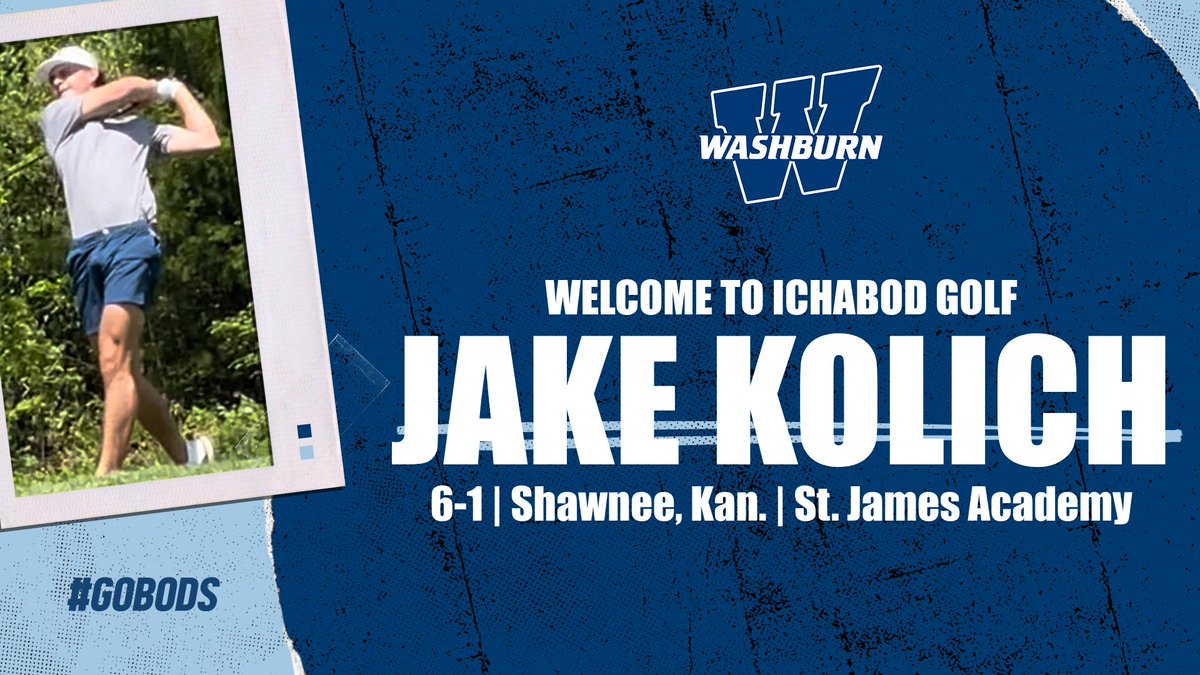 Welcome to Washburn golf, Jake! #GoBods