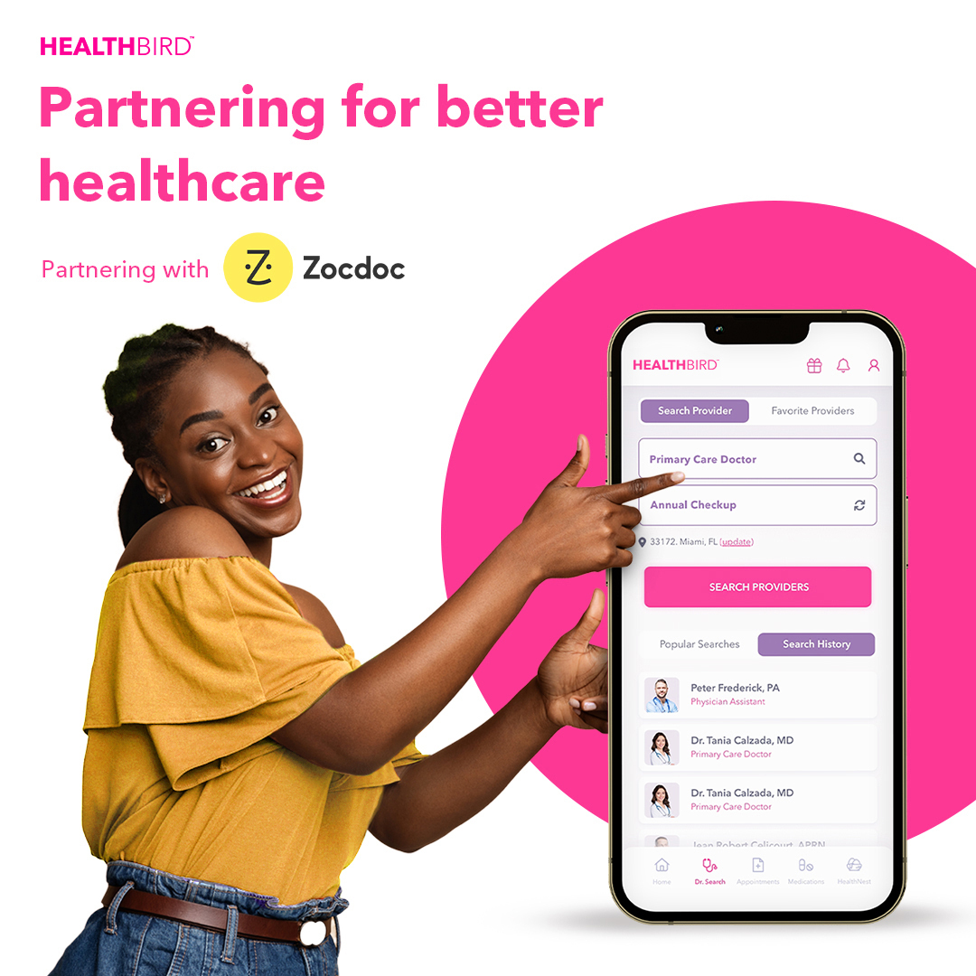 HealthBird tweet media