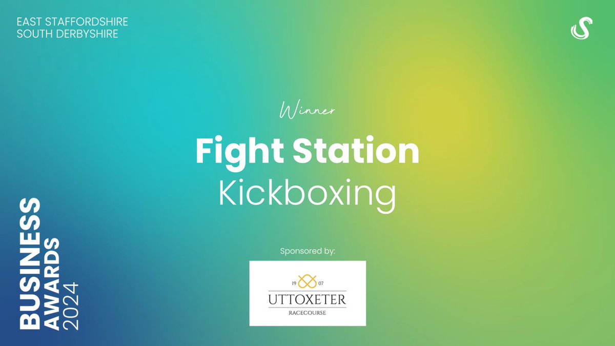 Business Awards East Staffs & South Derbys (@awards_es_sd) on Twitter photo Congratulations to Fight Station Kickboxing, winners of the 'Leisure, Hospitality and Retail' award at the 2024 East Staffordshire & South Derbyshire Business Awards ๐
This category is kindly sponsored by <a href="/UttoxeterRaces/">Uttoxeter Racecourse</a>. Congratulations to Fight Station Kickboxing, winners of the 'Leisure, Hospitality and Retail' award at the 2024 East Staffordshire & South Derbyshire Business Awards ๐
This category is kindly sponsored by <a href="/UttoxeterRaces/">Uttoxeter Racecourse</a>.