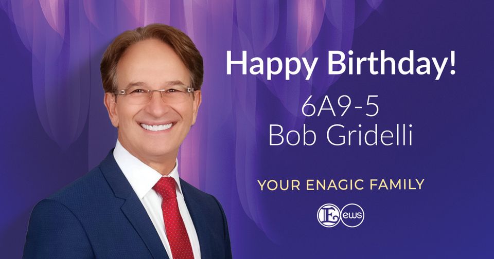 Happy Birthday to Bob Gridelli! 📷📷 Honoring an amazing 6A9-5 leader whose dedication and passion inspire us all. Wishing you another year of growth, joy, and achievements with your Enagic family! 📷