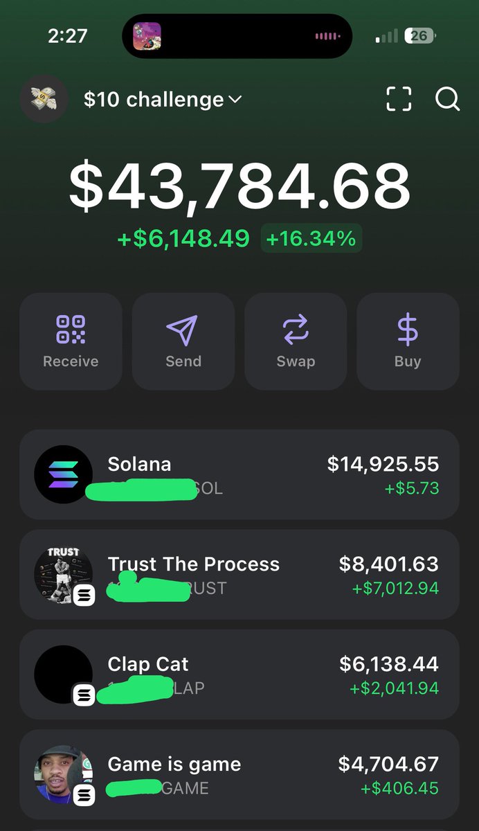 $10—>$43,700 💰🚶

Just $TRUST the process bro. 

$100k incoming ⚡️