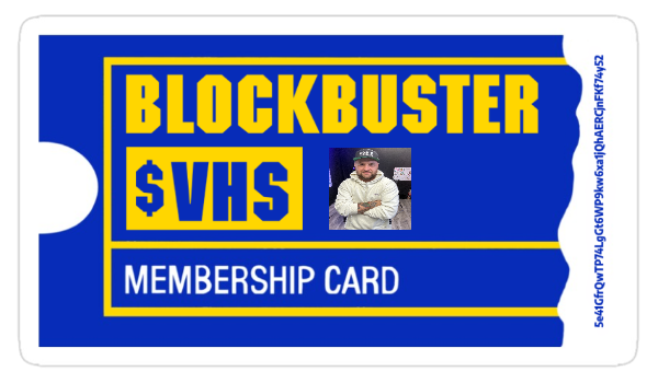 jchains's tweet photo. 🚨 $500 $VHS Token Giveaway Alert! 🚨

Forget animal-themed coins! 🐶🐱 

$VHS – a meme coin bringing pure nostalgia to the crypto space. Who doesn’t remember Blockbuster nights, candy, soda and “Be Kind, Rewind”? 📼✨

Here’s how to win:

1️⃣ Follow me @jchains & @BlockbusterVHS_
2️⃣ Hold some $VHS tokens
3️⃣ Create a Blockbuster Membership Card on https://t.co/MGLQMadCsS
4⃣ Tag 5 friends and Repost this tweet

ca: 5e41GfrQwTP74LgGt6WP9kw6xa1jQhAERCjnFKf74y52

Winner picked TONIGHT as I head to the XRP movie premiere! 🍿🎬