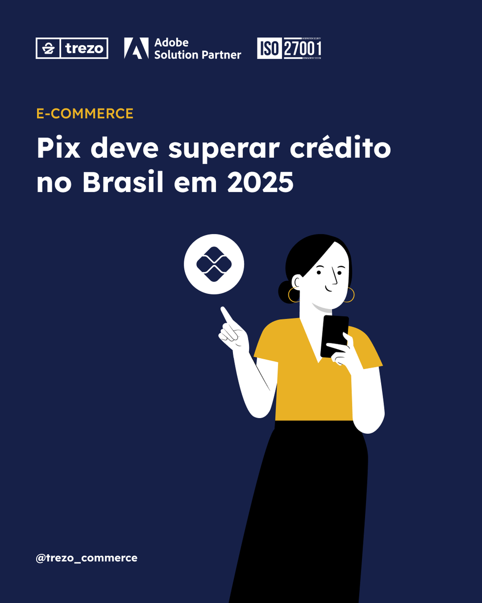 trezo_commerce's tweet photo. 🔎 Um estudo revelou que o Pix deverá dominar 44% do mercado de e-commerce até 2025, superando os cartões de crédito, que ficarão com 41%.

📊 Empresas que aceitam Pix observam um aumento de 16% na receita e de 25% no número de clientes.

Fonte: Olhar Digital https://t.co/v917fMbUuo